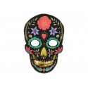 Maska czarna czaszka zdobiona Dia de Los Muertos - 1