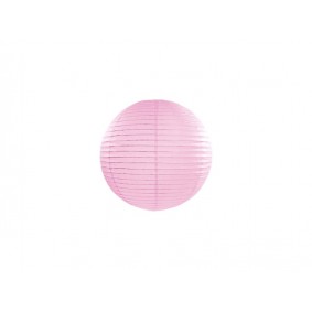 Lampion papierowy różowy dekoracja ozdoba 20cm - 1