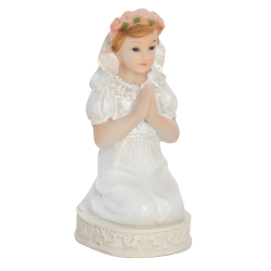 Figurka komunijna modląca się dziewczynka 11cm - 1