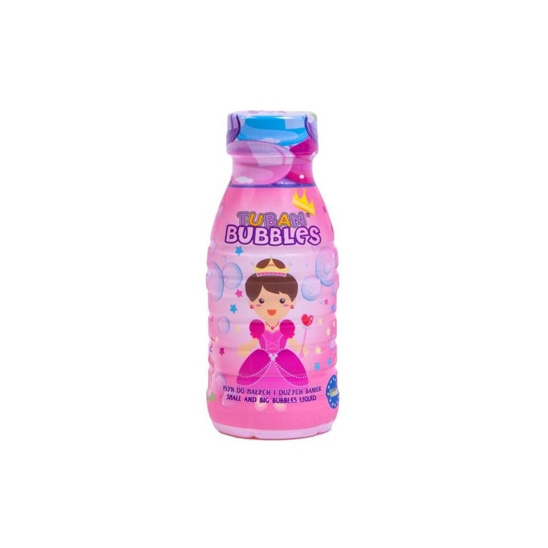 Płyn do baniek mydlanych dla dzieci różowy 250ml - 1