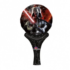 Balon foliowy 15 cm x 30 cm Star Wars Darth Vader - 1