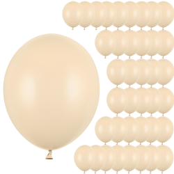 Balony lateksowe jasne kremowe duże 27cm 100szt - 1