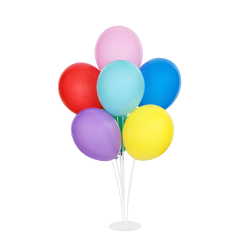Stojak do balonów 7 patyczków plastikowy 72cm