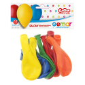 Balony lateksowe kolorowe żywe kolory 26cm 10szt - 2
