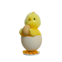 Kurczak żółty wielkanocny w skorupce z jajkiem - 2