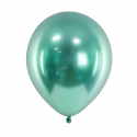 Balony lateksowe metaliczne zielone 30cm 50szt - 2