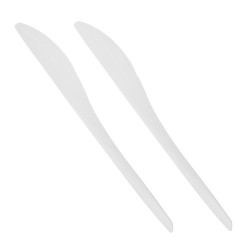 Nóż biały BIO 18,5cm 50szt art.87100