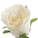 Róża sztuczna jasna kremowa łodyga kwiat 45cm - 2