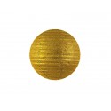 Lampion brokatowy złoty okrągły dekoracyjny 20cm - 1