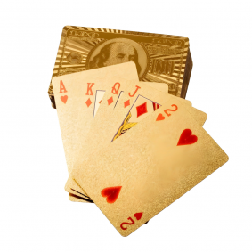 Talia Kart Karty do gry w pokera Złote 54szt - 1