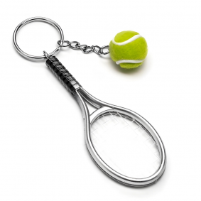 Brelok do kluczy Sportowy Tenis Ziemny Rakieta - 1
