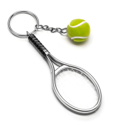 Brelok do kluczy Sportowy Tenis Ziemny Rakieta