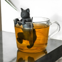 Zaparzacz Sitko do herbaty Kotek Kot z uchwytem czarny - 7
