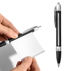 Długopis Zakazany Automatyczny z wysuwaną ściągą czarny - 1