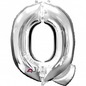 Balon foliowy 16 litera Q srebrna - 1