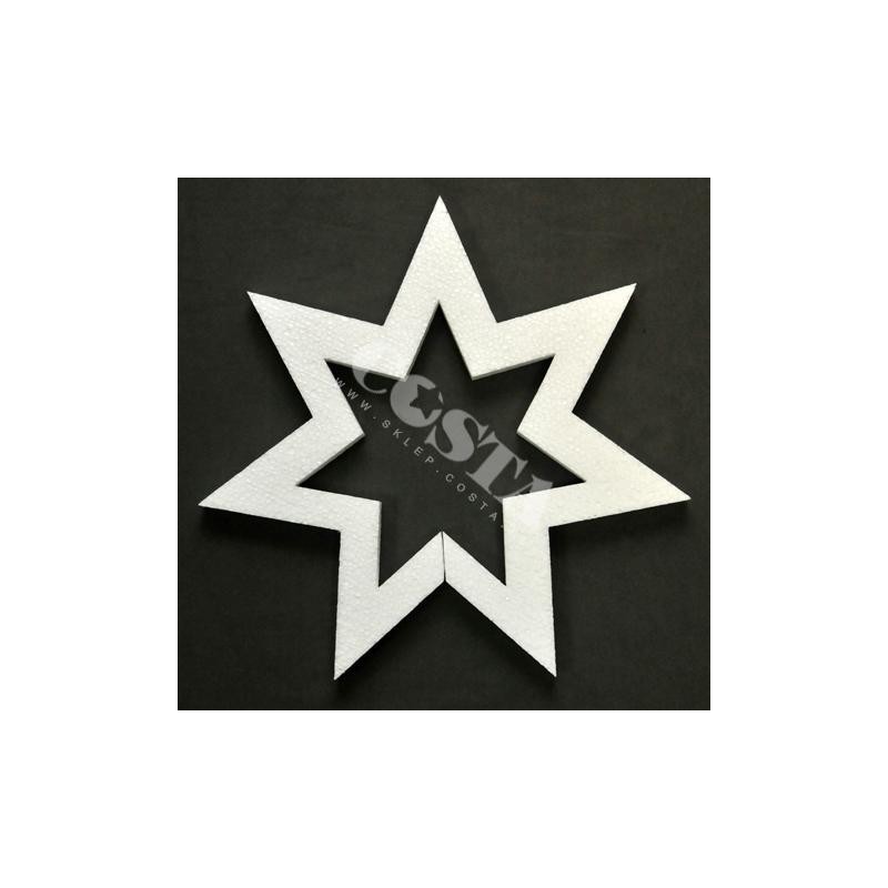 Gwiazda styropianowa 20x20cm - 1