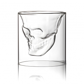 Kielon kieliszek do wódki drinków w kształcie czaszki 80ml na prezent - 1
