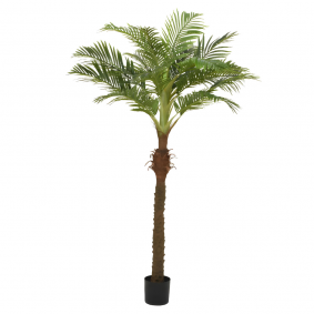 Palma sztuczna roślina zielona w doniczce duża 230cm - 1