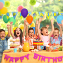Girlanda baner papierowy urodzinowy Happy Birthday Bluey 450cm - 3