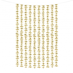Girlanda kurtyna złota metaliczna sztuczne kwiaty foliowa 210cm - 1