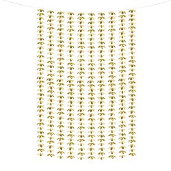 Girlanda kurtyna złota metaliczna sztuczne kwiaty foliowa 210cm