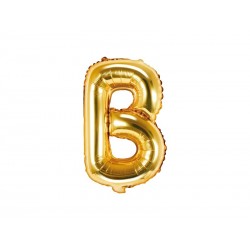 Balon foliowy litera B złota do napisów balonowych - 1