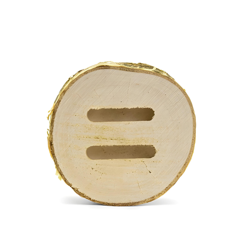 Podstawka na obrączki drewniana okrągła Boho na Ślub Wesele 6cm - 3