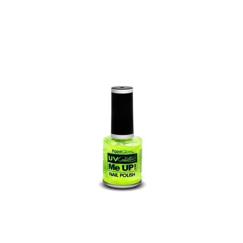 Lakier do paznokci UV brokatowy zielony 10ml - 1