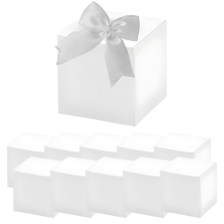Pudełka Pudełeczka na upominek prezent dla gości białe 5cm 10szt
