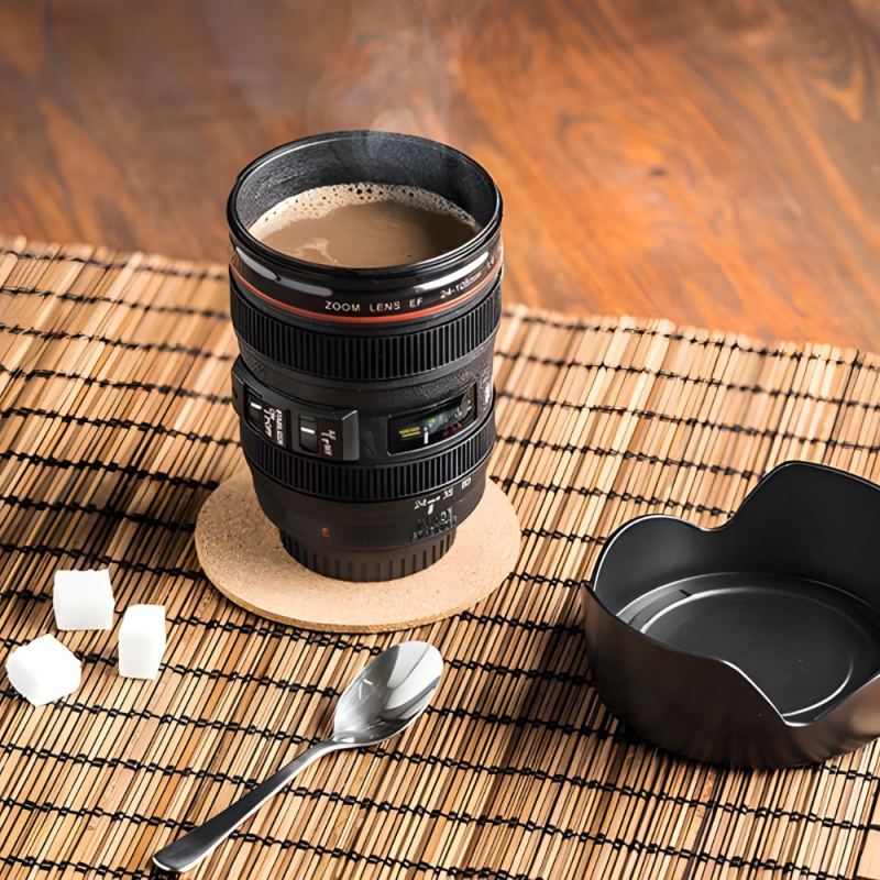 Kubek do kawy herbaty Obiektyw Aparatu Fotograficznego 450ml - 5