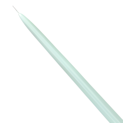 Świeczki Świece Stożkowe miętowe jasnozielone proste długie 24cm 10szt - 3