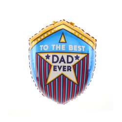 Balon foliowy medal odznaka bohater na Dzień Ojca prezent DLA TATY 59cm