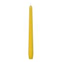 Świeczki Świece Stożkowe żółte proste długie stołowe 25cm 10szt - 2