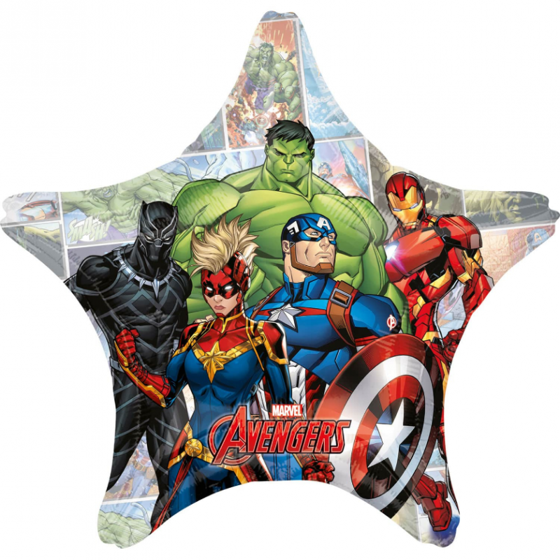 Balon foliowy Jumbo Marvel Avengers Power 28 - 1