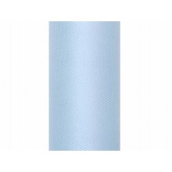 Tiul rolka niebieski dekoracyjny ozdobny 50cm x 9m