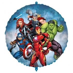 Balon foliowy okrągły Superbohaterowie Avengers Infinity Stones Marvel 46cm - 1