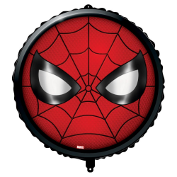 Balon foliowy okrągły maska Spidermana Avengers Spiderman Marvel 46cm