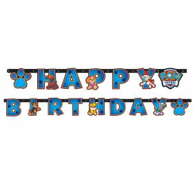 Girlanda Baner urodzinowa Happy Birthday Psi Patrol Paw Patrol 240cm - 1