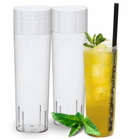 Kubki Kubeczki Szklanki jednorazowe do drinków transparente 300ml 10szt - 1