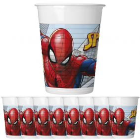 Kubki Kubeczki plastikowe jednorazowe Spider-Man Marvel 8szt 200ml - 1