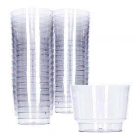Kubki Kubeczki Szklanki DECO plastikowe wielorazowe 150ml 25szt - 1