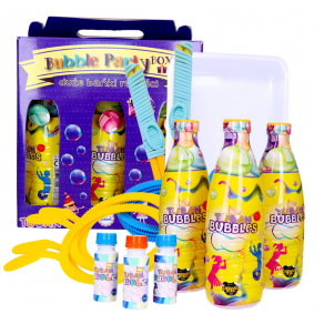Bubble Party Box Zestaw Baniek Mydlanych TUBAN Bańki Mydlane + AKCESORIA - 1