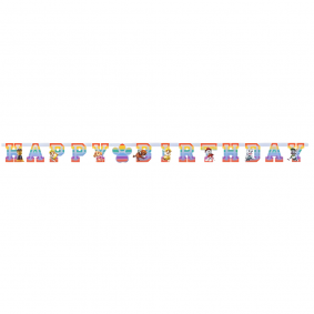 Baner Girlanda urodzinowa Happy Birthday Psi Patrol Paw Patrol 180cm - 1