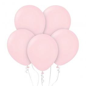 Balony lateksowe pastelowe różowe jasnoróżowe 30cm 10szt - 1