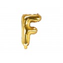 Balon foliowy litera F złota do napisów balonowych - 1