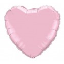 Balon foliowy 18 serce jasny różowy - 1