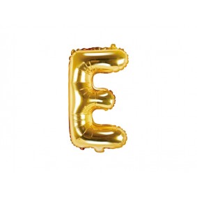 Balon foliowy litera E złota do napisów balonowych - 1