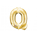 Balon foliowy 32 litera Q złota - 1