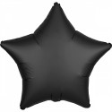 Balon foliowy 19 satynowy gwiazda czarna - 1