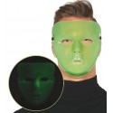 Maska zielona fluorescencyjna plastikowa - 1